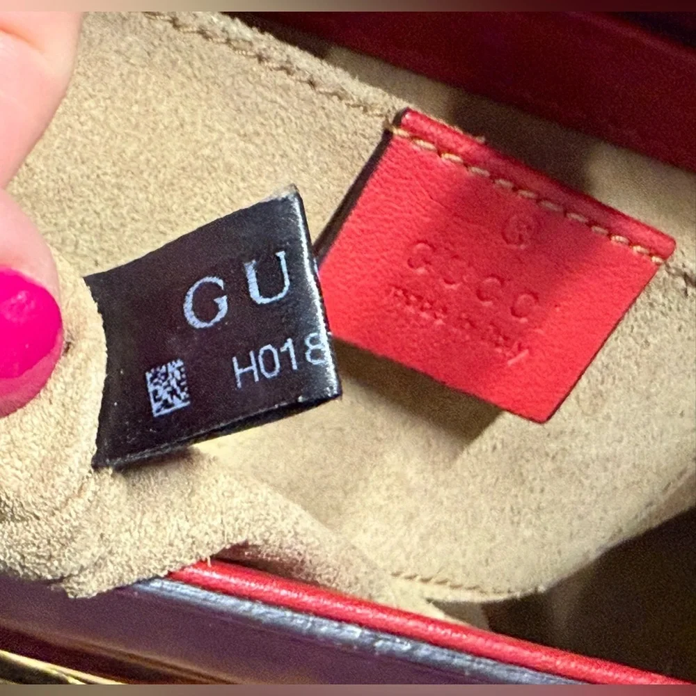Gucci Supreme padlock small shoulder/crossbody bag
